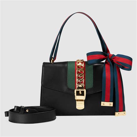 celebrity gucci sylvie bag|gucci sylvie leather shoulder bag.